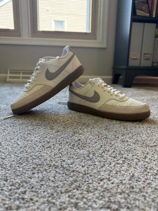 Nike Shoes - Nike Women’s Low-Top Sneakers in White, Gray Size 10